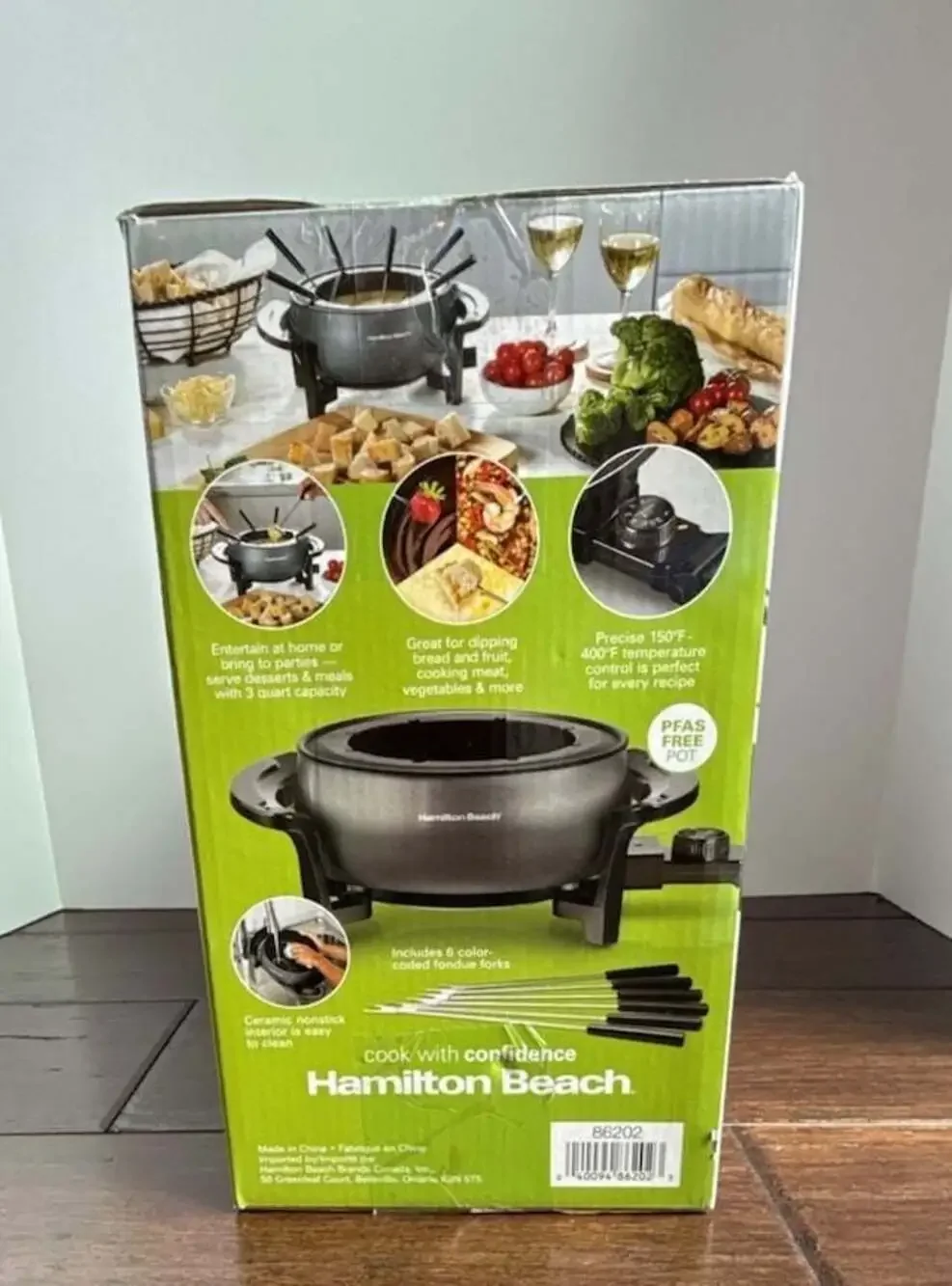 Hamilton Beach 3 Qt / 2.8 Liter Fondue Pot with Temp Control (Model 86202)